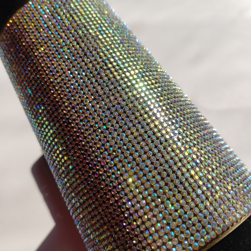 Sparkling Rhinestone Translucent Wrist Cuff - Picture 4 of 6